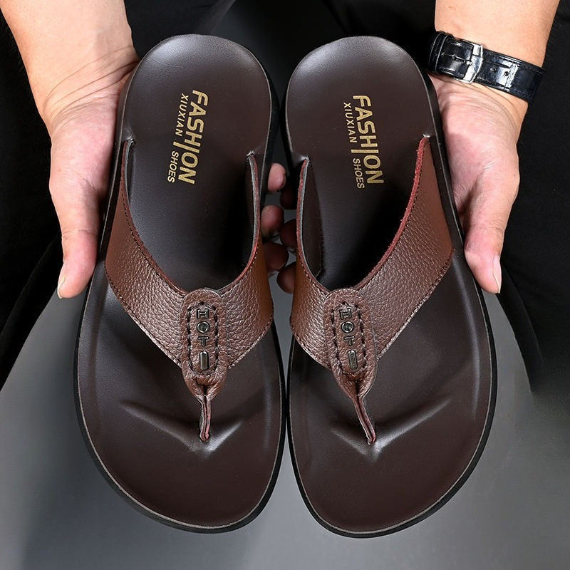 Flip Flop Leather Men - Hete Aanbieding Heren Slippers Hoge Kwaliteit