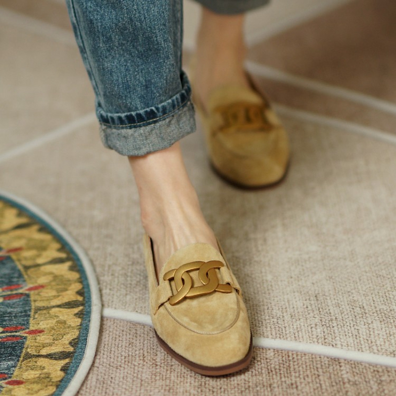 Suede Leer Vrouwen Instappers  - Casual Sandal Leather recensie en prijs