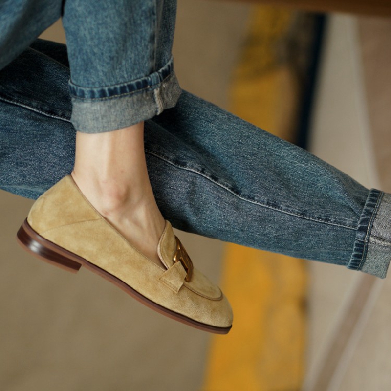 Suede Leer Vrouwen Instappers  - Casual Sandal Leather recensie en prijs
