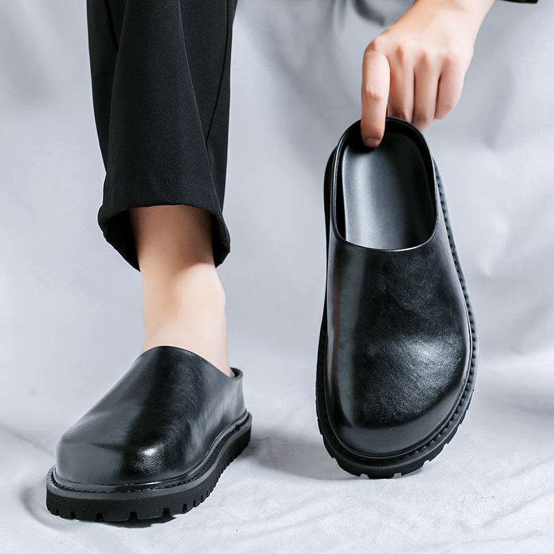 Platform Flats Lederen Muileze - Flip Flop Leather Men recensie en prijs