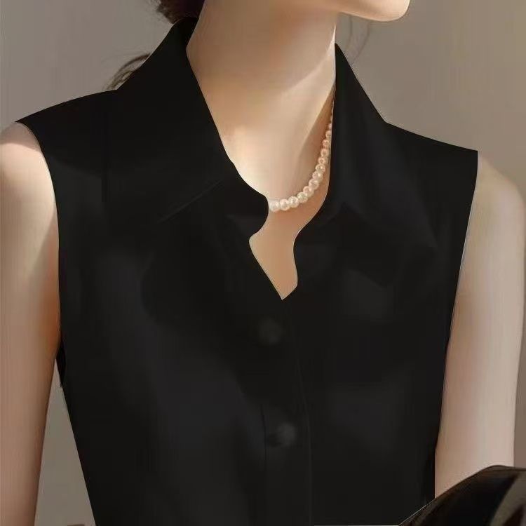 Mouwloos vestshirt van Frans s - Shirt Camp Collar recensie en prijs