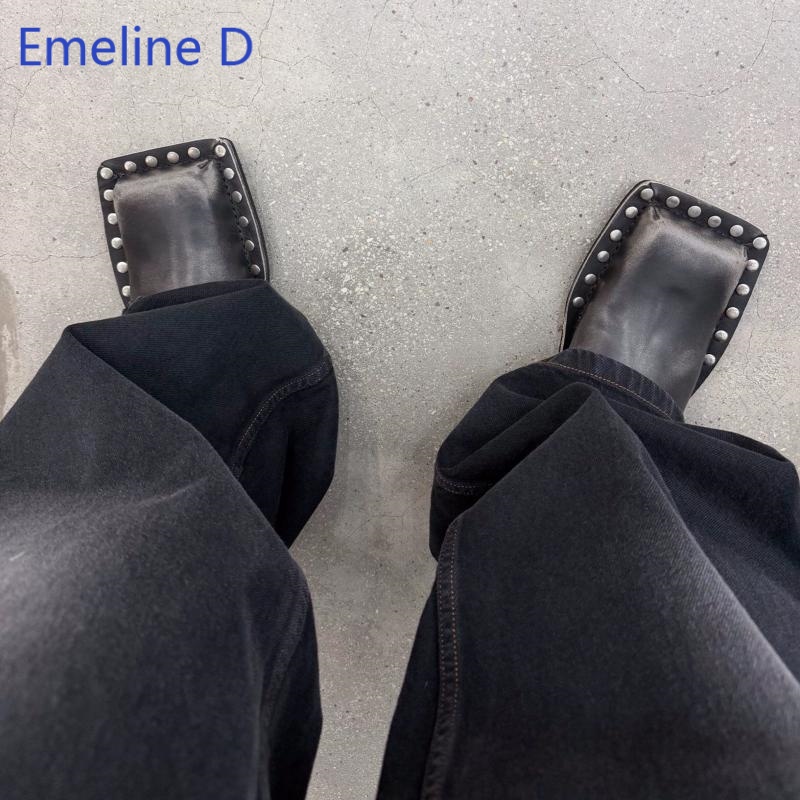 Unisex muiltjes met vierkante  - Flip Flop Leather Men recensie en prijs