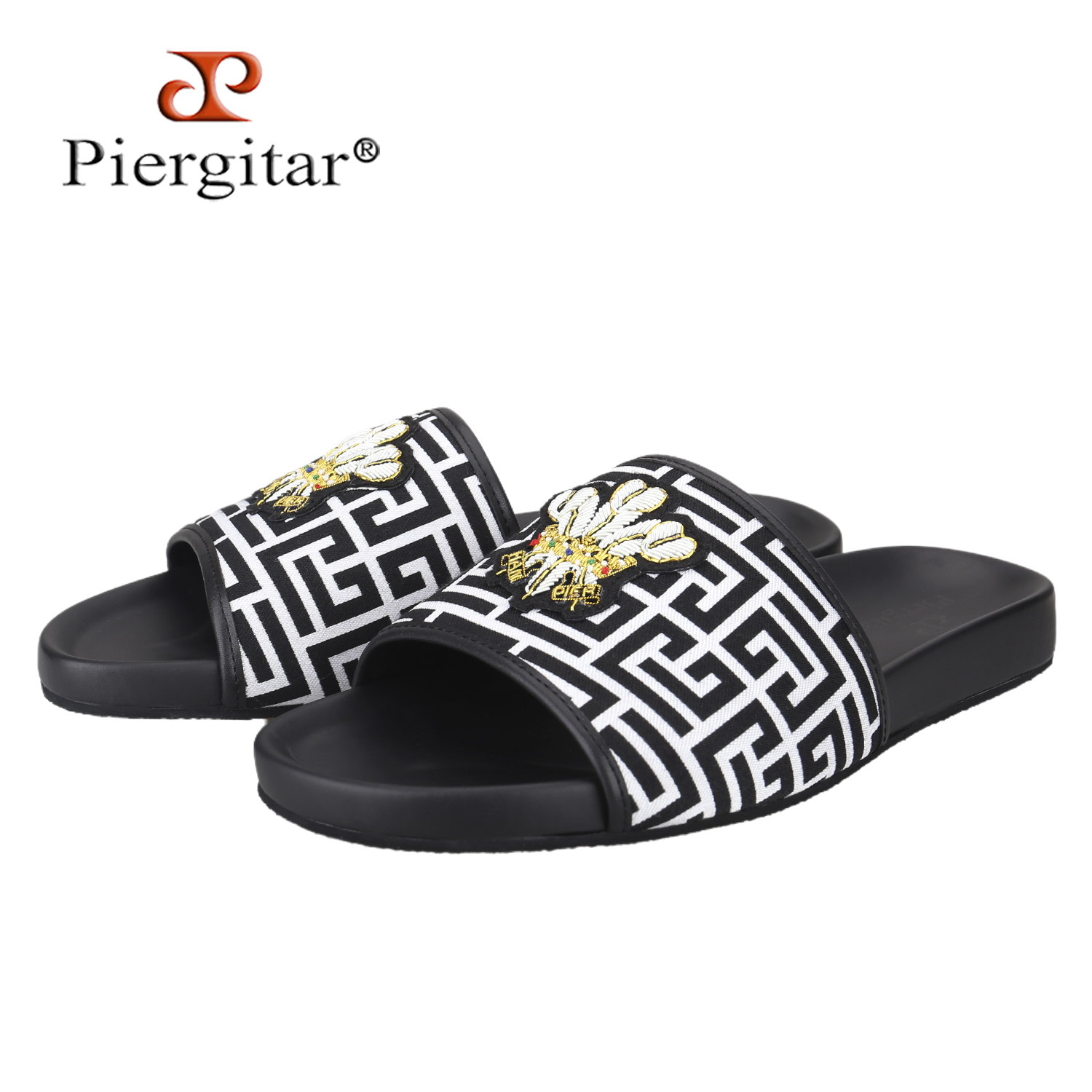 Piergitar zomermodel zwart-wit - Flip Flop Leather Men recensie en prijs