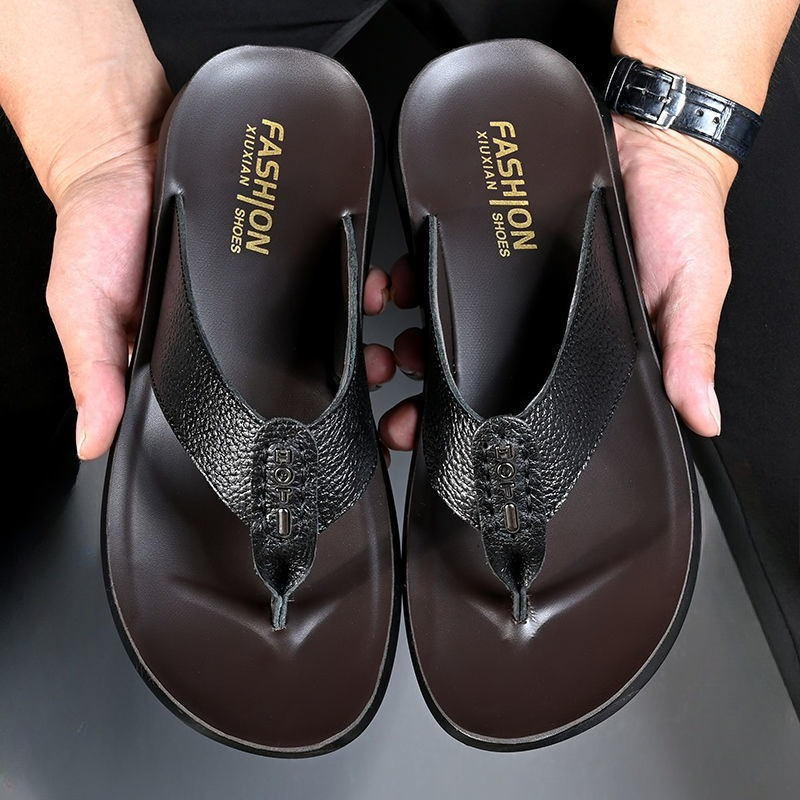 Hete Aanbieding Heren Slippers - Flip Flop Leather Men recensie en prijs